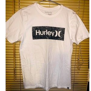 Hurley graphic T-shirt.  Sz M white